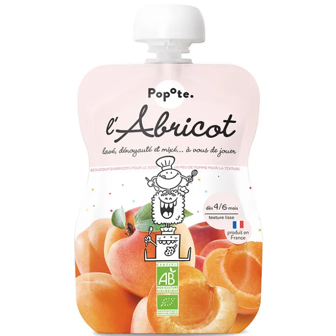 Popote Gourde Repas Bio Abricot - 120 g