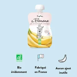 Popote Gourde Repas Bio Banane - 120 g