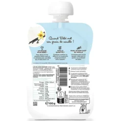 Popote Gourde Repas Bio Brassé Vanille - 100 g
