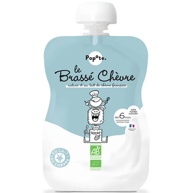 Popote Gourde Repas Bio Brassé Chèvre - 100 g