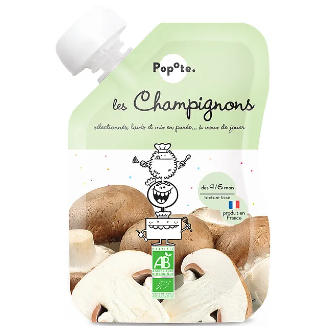 Popote Gourde Repas Bio Champignons - 120 g