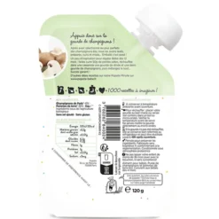 Popote Gourde Repas Bio Champignons - 120 g