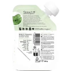 Popote Gourde Repas Bio Epinards - 120 g
