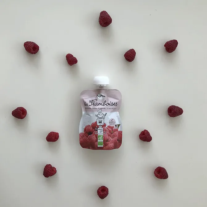Popote Gourde Repas Bio Framboises - 120 g