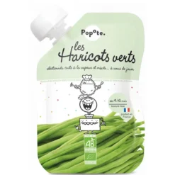 Popote Gourde Repas Bio Haricots Verts - 120 g