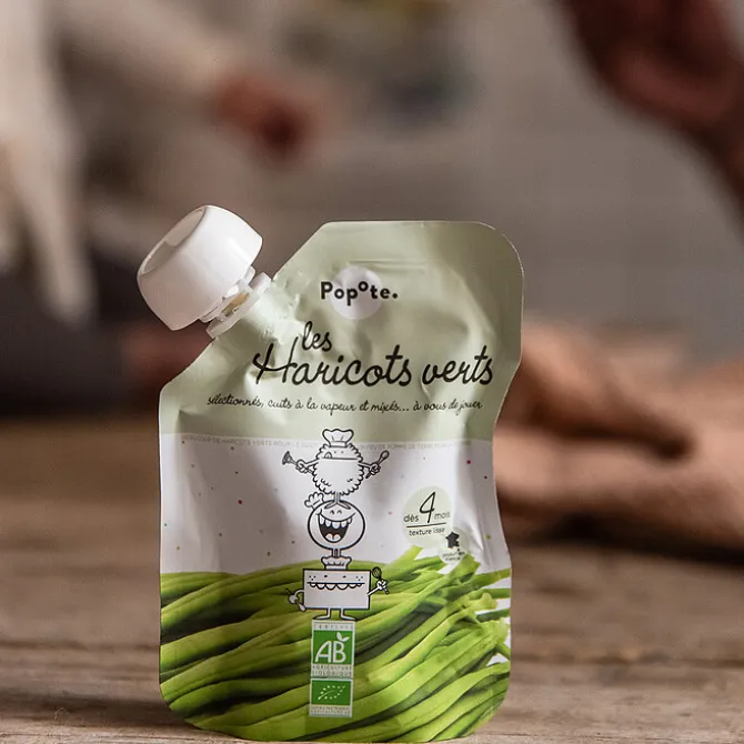Popote Gourde Repas Bio Haricots Verts - 120 g