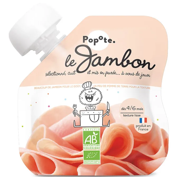 Popote Gourde Repas Bio Jambon - 60 g