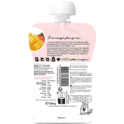 Popote Gourde Repas Bio Mangue - 120 g