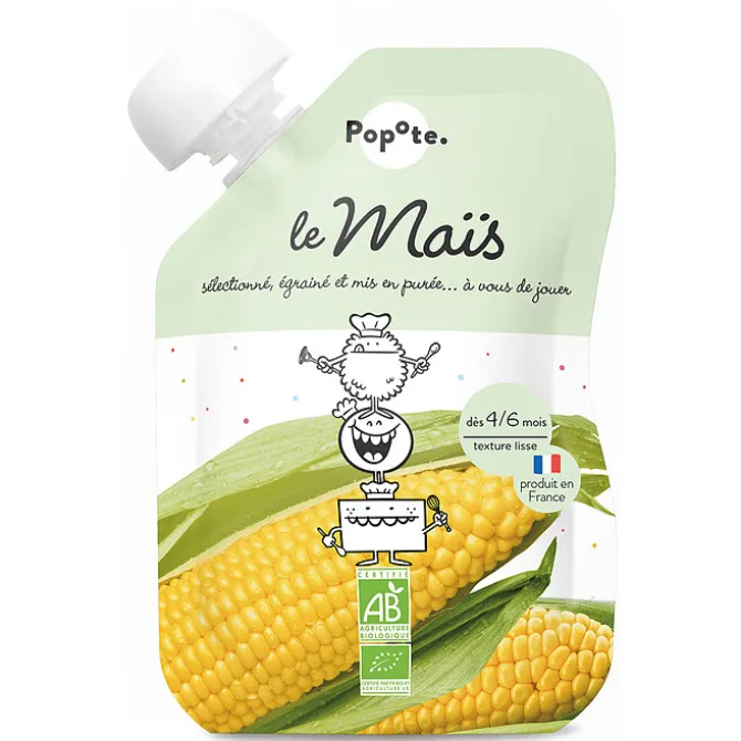 Popote Gourde Repas Bio Maïs - 120 g