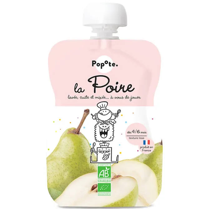Popote Gourde Repas Bio Poire - 120 g