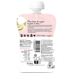 Popote Gourde Repas Bio Poire - 120 g