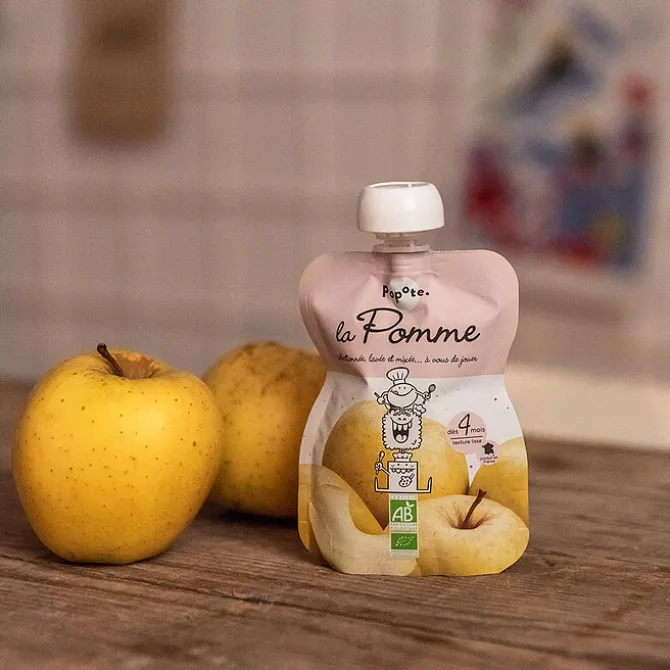 Popote Gourde Repas Bio Pomme - 120 g