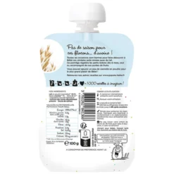 Popote Gourde Repas Bio Porridge - 100 g