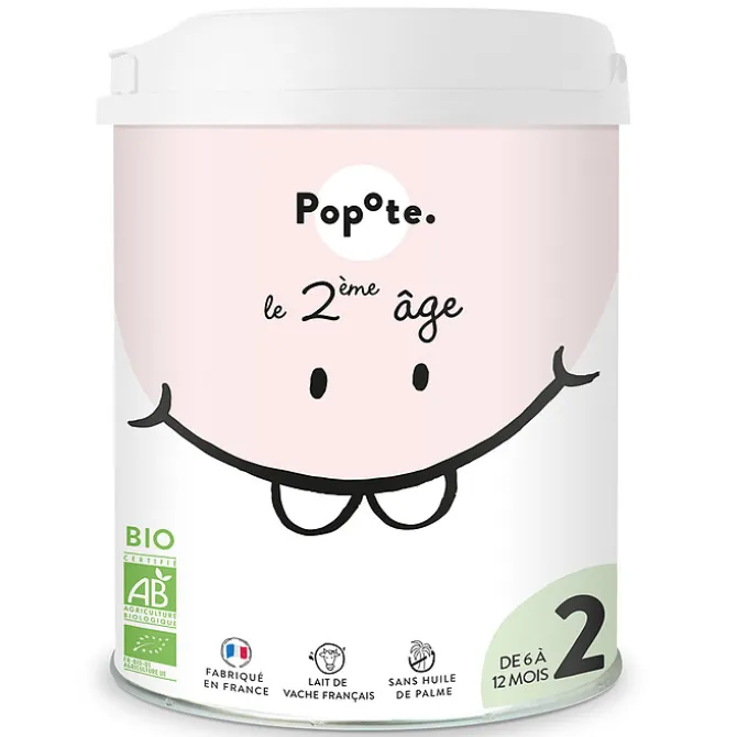 Popote Lait 2ème Âge Bio - 800 g
