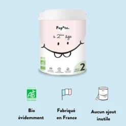 Popote Lait 2ème Âge Bio - 800 g
