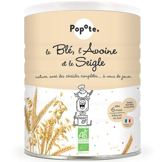 Popote Les Céréales Blé, Avoine et Seigle - 220 g