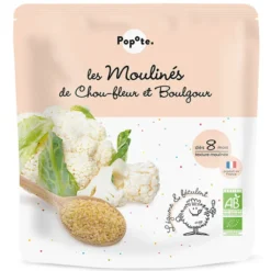 Popote Les Moulinés Chou-fleur et Boulgour - 180 g