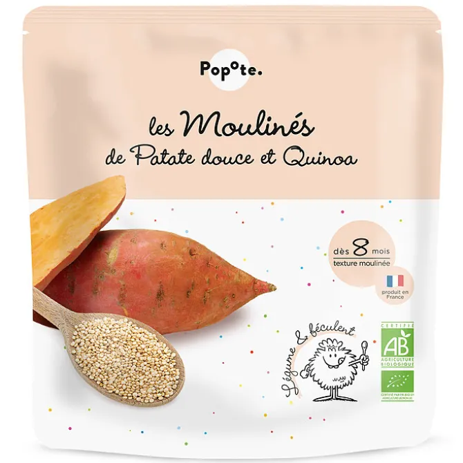 Popote Les Moulinés Patate Douce et Quinoa - 180 g