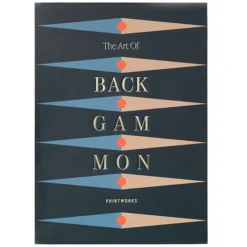 Printworks Jeu de Plateau Art of Backgammon Anthracite - Classic