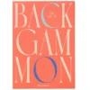 Printworks Jeu de Plateau Art of Backgammon Rouge - Classic