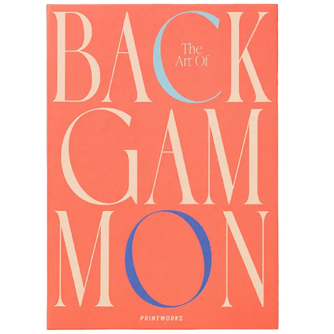 Printworks Jeu de Plateau Art of Backgammon Rouge - Classic