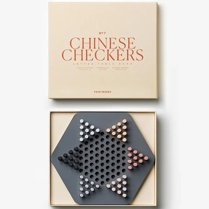 Printworks Jeu de Plateau Dames Chinoises - Classic