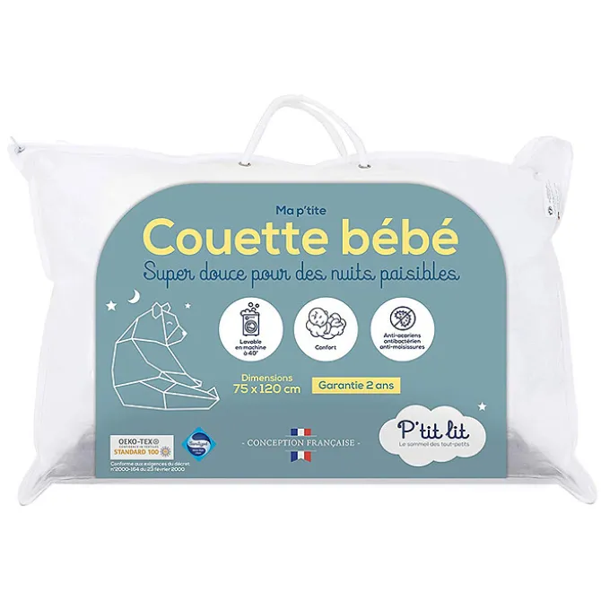 P'tit Lit Couette Bébé Sanitized - 75 x 120 cm