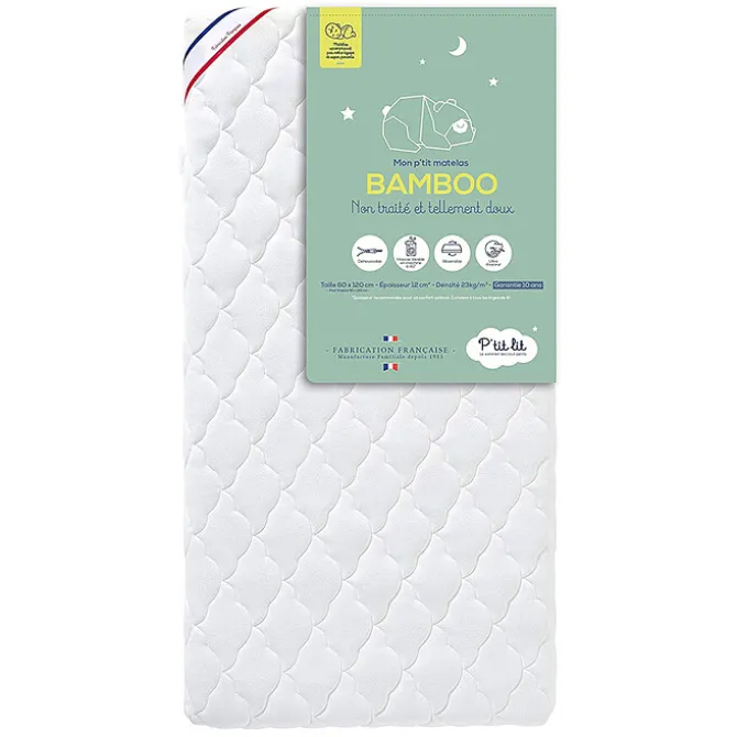 P'tit Lit Matelas Mon P'tit Matelas Bamboo - 60 x 120 cm