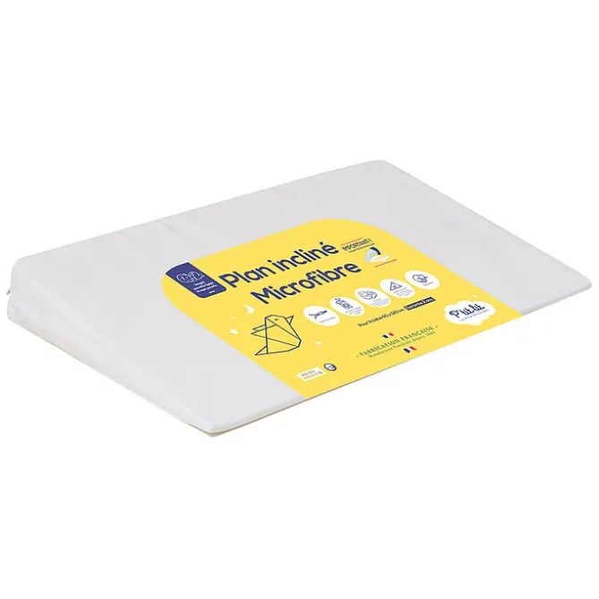 P'tit Lit Plan Incliné Microfibres - Blanc