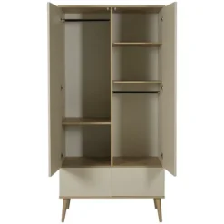 Quax Armoire 2 Portes Flow - Argile