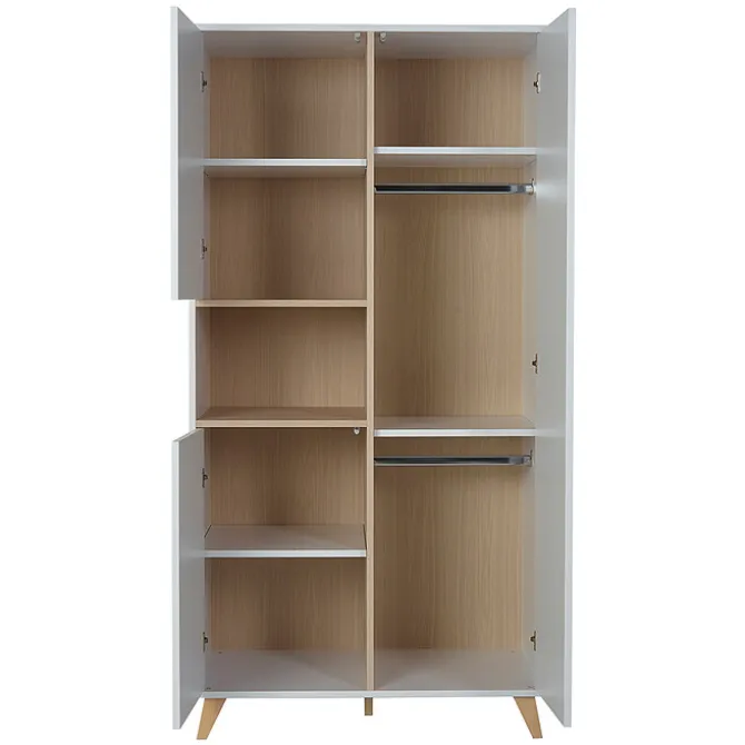 Quax Armoire 3 Portes Loft - Blanc