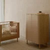 Quax Armoire 2 Portes Plates Yume - Natural Ash