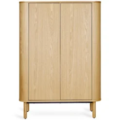Quax Armoire 2 Portes Plates Yume - Natural Ash