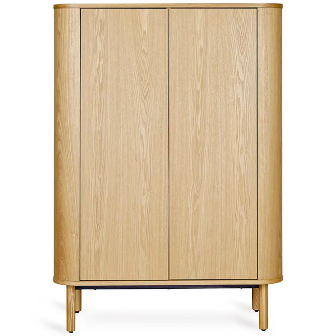 Quax Armoire 2 Portes Plates Yume - Natural Ash