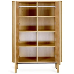 Quax Armoire 2 Portes Plates Yume - Natural Ash