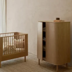 Quax Armoire 2 Portes Plates Yume - Natural Ash