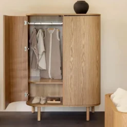 Quax Armoire 2 Portes Yume - Natural Ash
