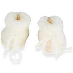 Quax Chaussons Mini Merino Crème - 3/6 Mois