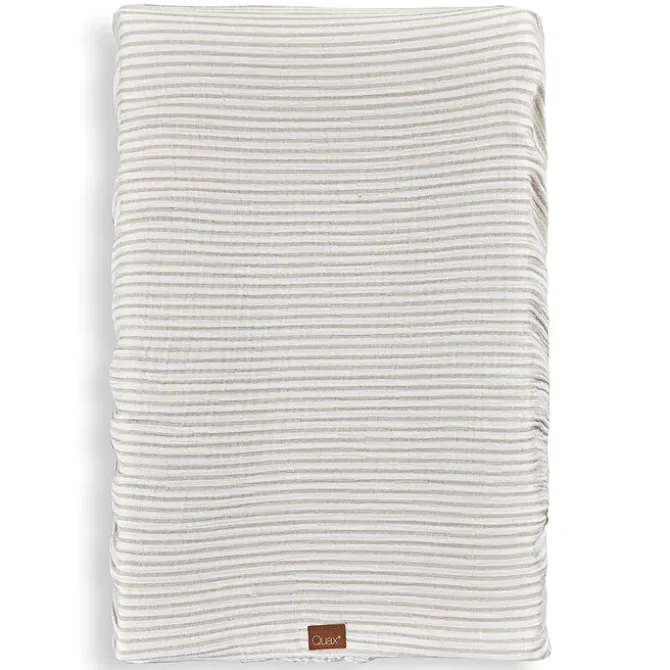 Quax Housse Matelas à Langer Natural - Stripes