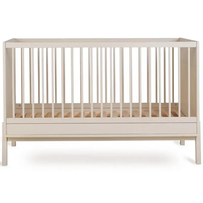 Quax Lit Bébé Evolutif Ashi Argile - 140 x 70 cm