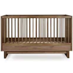 Quax Lit Bébé Evolutif Kyo Chataignier - 70 x 140 cm