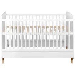 Quax Lit Bébé Evolutif Loft Blanc - 70 x 140 cm