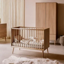 Quax Lit Bébé Flow Honey Ash - 60 x120 cm
