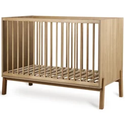 Quax Lit Bébé Réglable Ashi Honey Ash - 120 x 60 cm