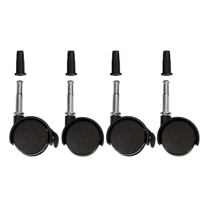 Quax Lot de de 4 Roulettes - Noir