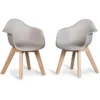 Quax Lot de 2 Kids Chair - Argile