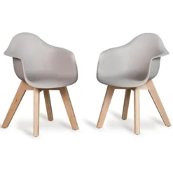 Quax Lot de 2 Kids Chair - Argile