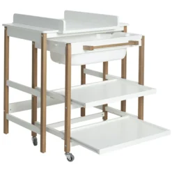 Quax Meuble de Bain Smart - Blanc et Naturel