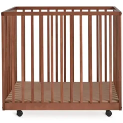 Quax Parc Bébé Mori Réglable - Chataignier