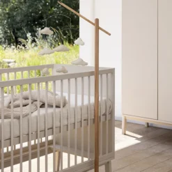 Quax Pied en Bois pour Mobile - Naturel